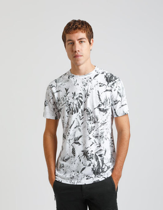 100% cotton patterned t-shirt