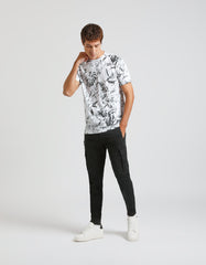 100% cotton patterned t-shirt