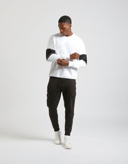 Jogger in felpa con tasconi