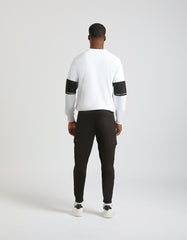 Jogger in felpa con tasconi