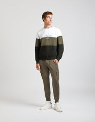 Plush jogger with large pockets