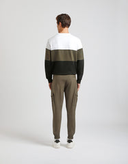 Plush jogger with large pockets