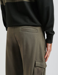 Plush jogger with large pockets