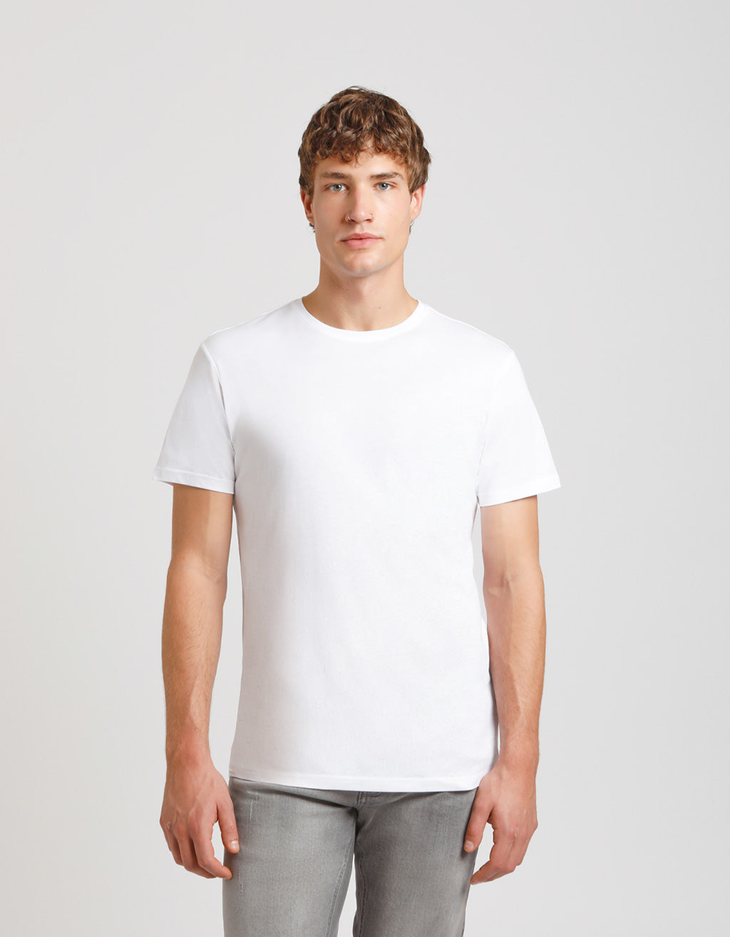 T-shirt basic 100% cotone|Colore:Bianco