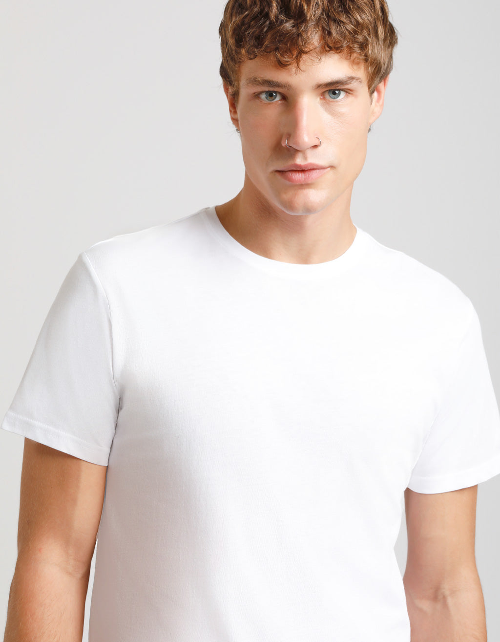 T-shirt basic 100% cotone|Colore:Bianco