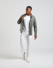 Linen blend shirt with large pockets