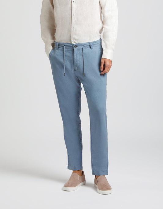 Pantaloni misto lino