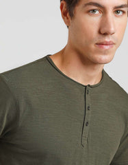 Serafino neck T-shirt