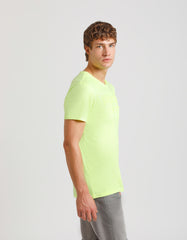 Fluo T-shirt with embossed print