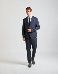 Abito misto lino|Colore:Blue