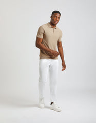 Knitted polo shirt