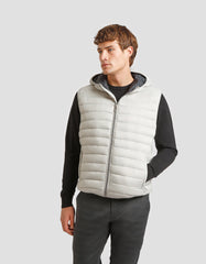Smanicato imbottito in nylon con cappuccio|Colore:Ghiaccio