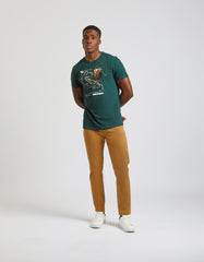 Five-pocket cotton trousers