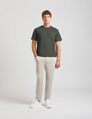 Pantaloni chino misto viscosa|Colore:Sabbia