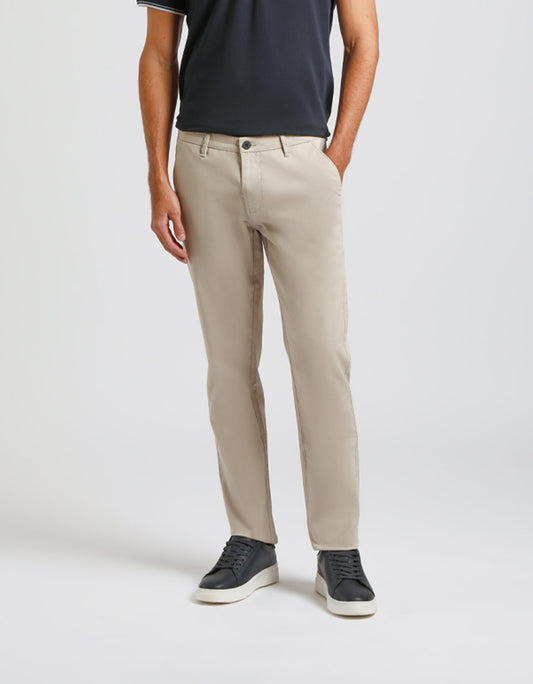 Pantaloni chino in cotone|Colore:Beige