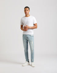 Jeans skinny fit con strappi|Colore:Jeans