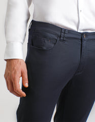 Five-pocket cotton trousers