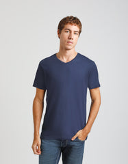 T-shirt con scollo a V