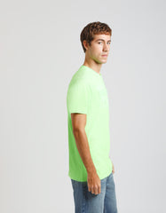 Fluo T-shirt with embossed print