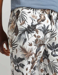 Bermuda in cotone con fantasia