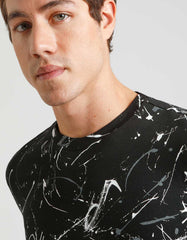 100% cotton patterned t-shirt