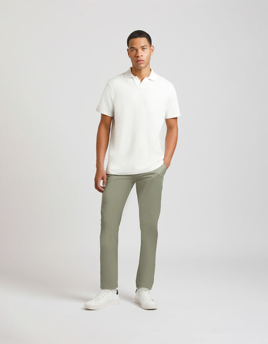 Pantalone chino in cotone|Colore:Salvia