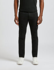 Pantalone cinque tasche in cotone|Colore:Nero