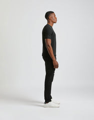 Pantalone cinque tasche in cotone|Colore:Nero