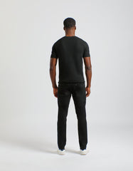 Pantalone cinque tasche in cotone|Colore:Nero