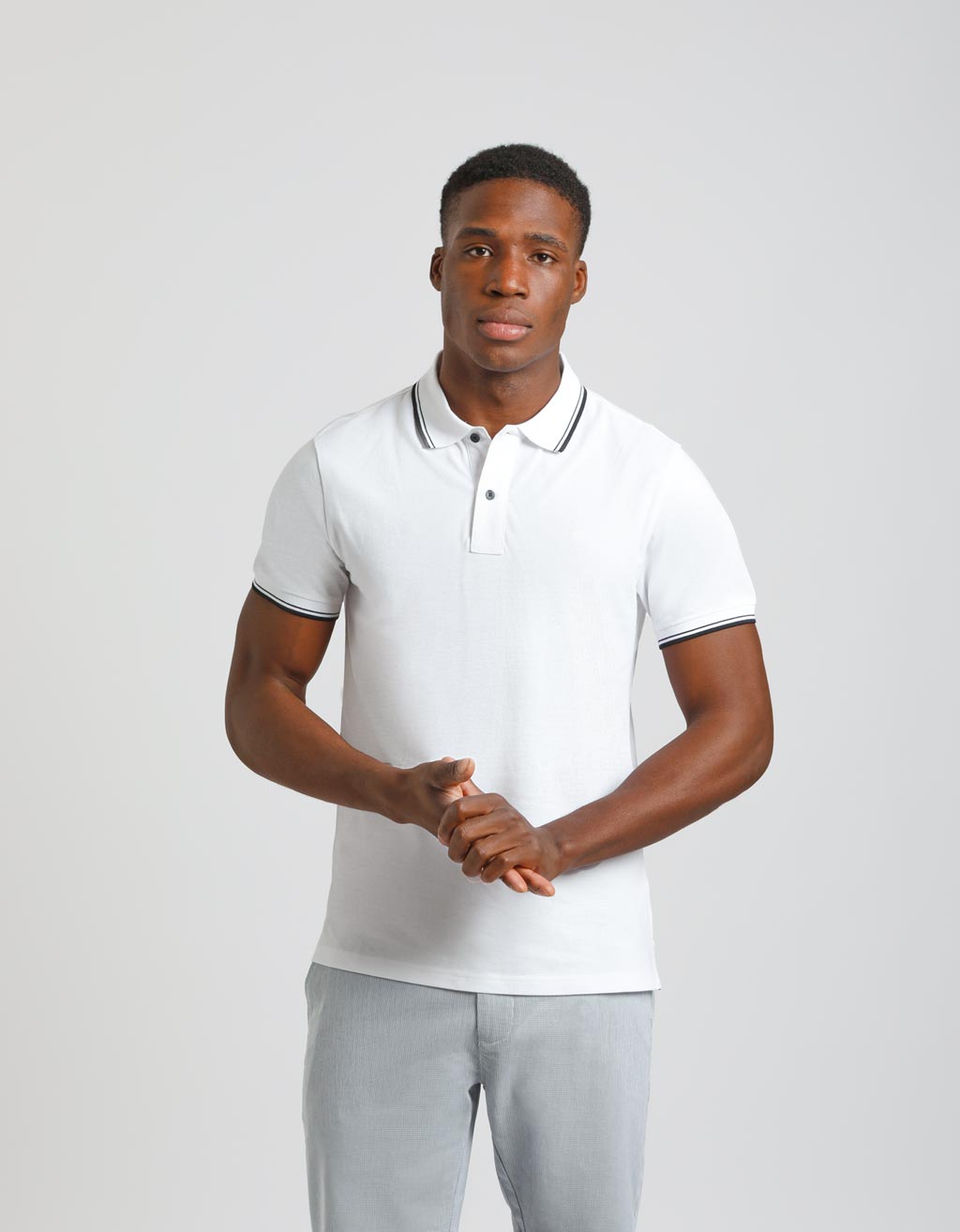 Polo 100% cotone|Colore:Bianco