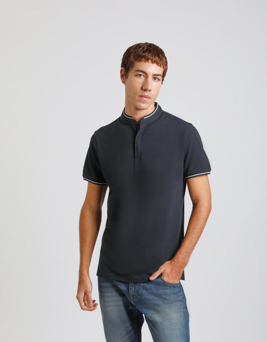 Polo coreana 100% cotone