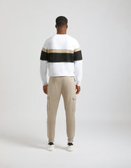 Jogger in felpa con tasconi