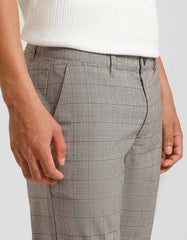 Plaid patterned chino Trousers