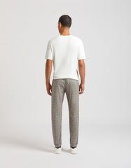 Plaid patterned chino Trousers