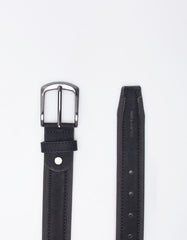 Belt with contrasting borders