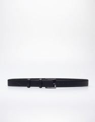 Textured faux leather belt