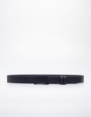 Textured faux leather belt