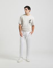 Jogger in felpa|Colore:Off white