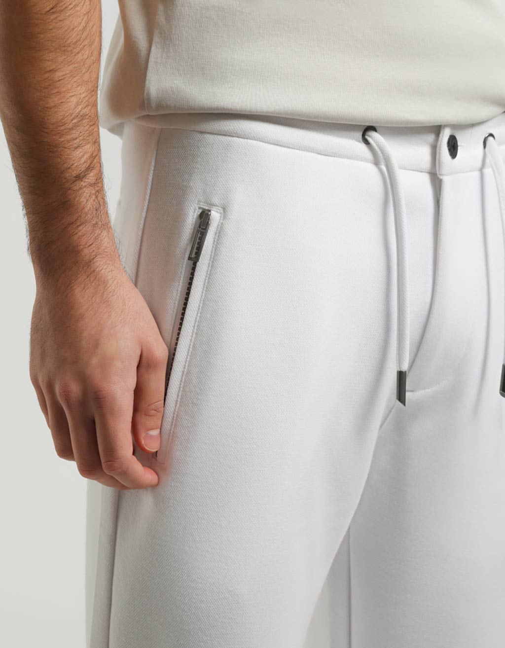 Jogger in felpa|Colore:Off white