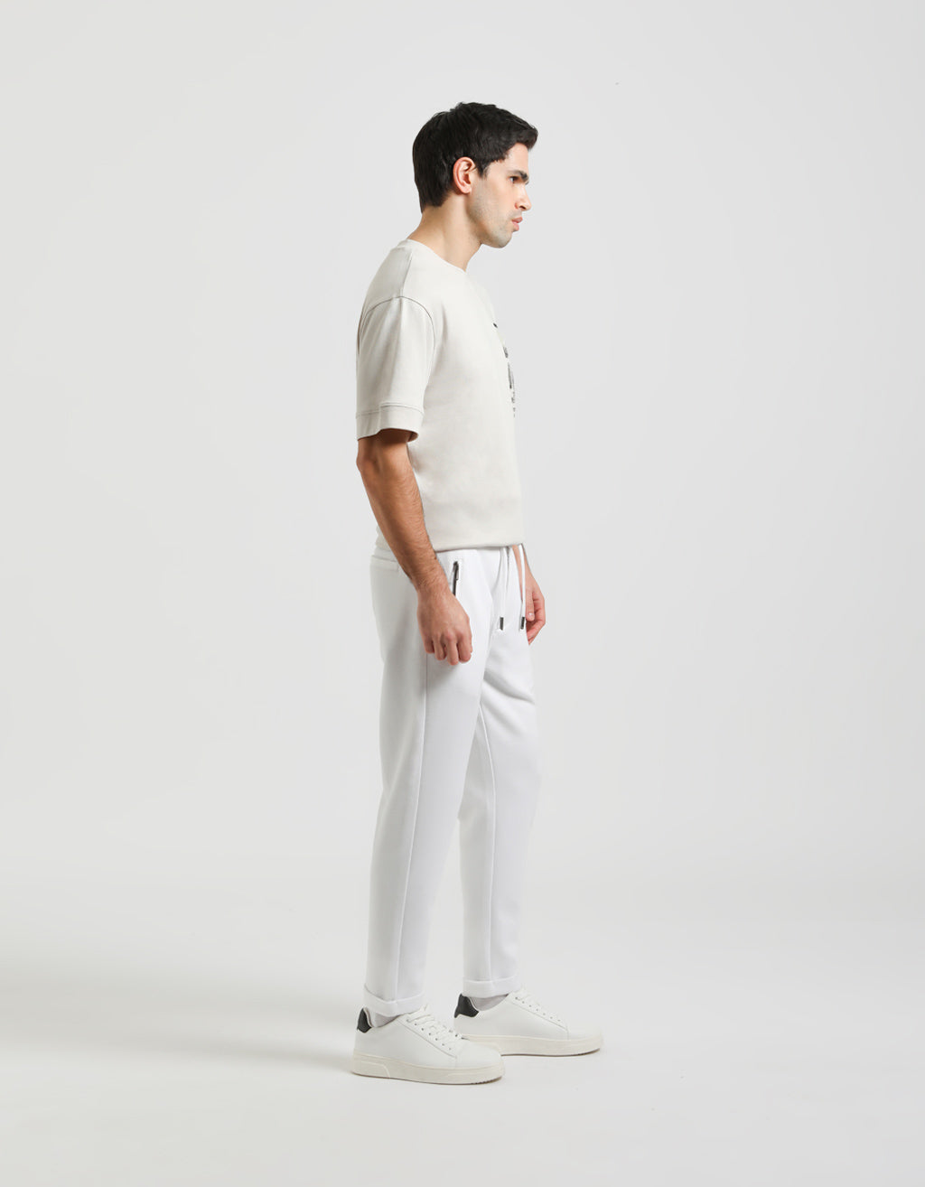 Jogger in felpa|Colore:Off white