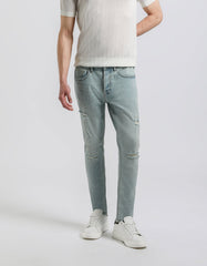 Jeans skinny fit con strappi|Colore:Jeans