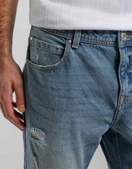 Jeans slim fit con strappi