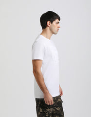 T-shirt with embossed print