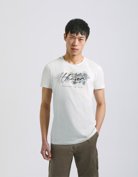 100% cotton T-shirt with print