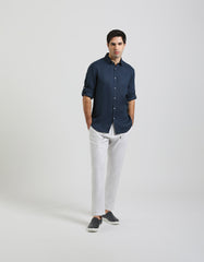 Pantaloni misto lino