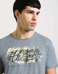 100% cotton T-shirt with print