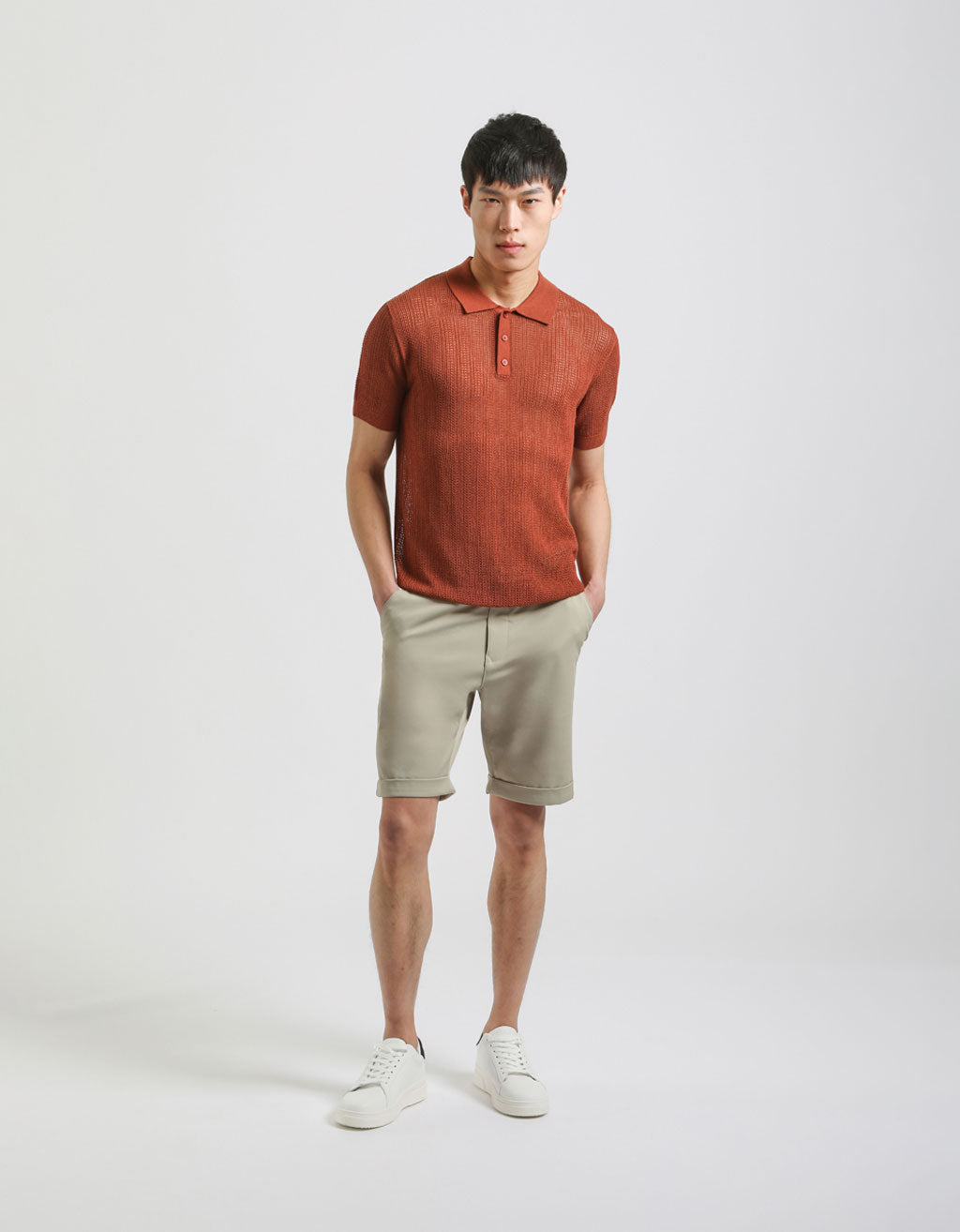 Bermuda in nylon|Colore:Beige