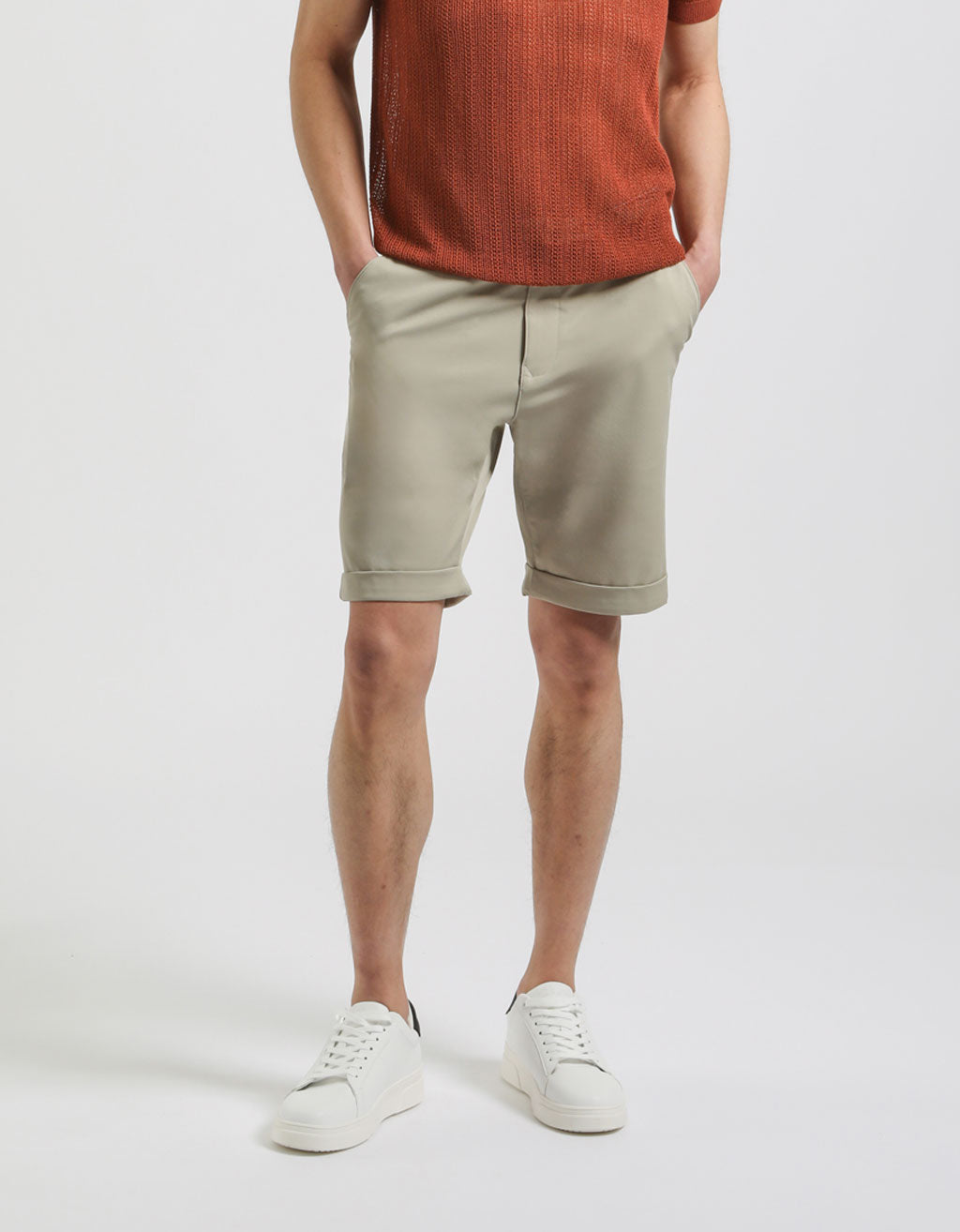 Bermuda in nylon|Colore:Beige