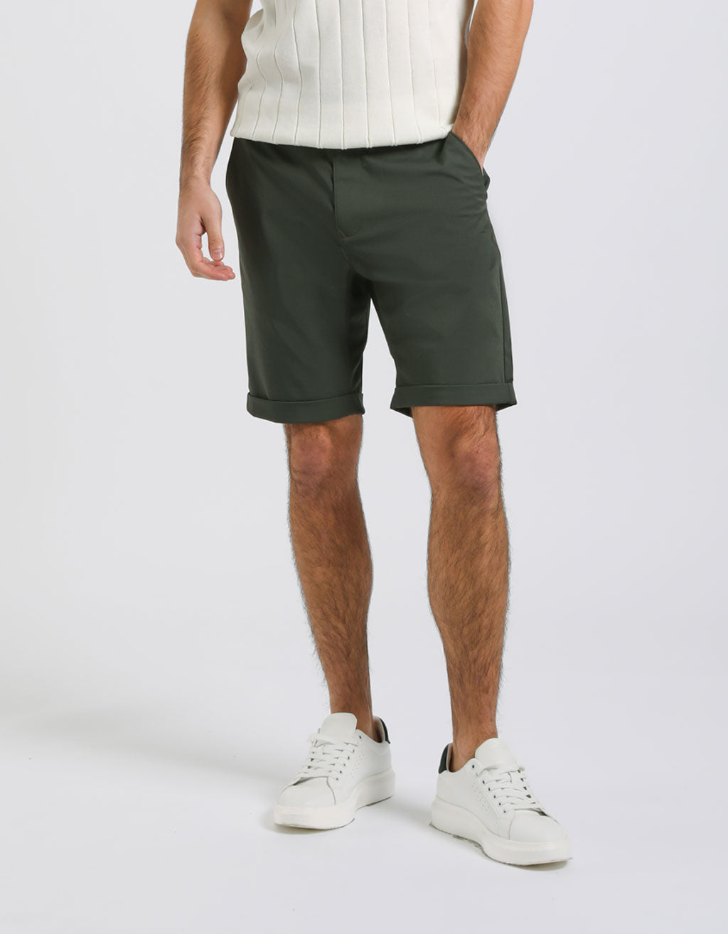 Bermuda in nylon|Colore:Verde