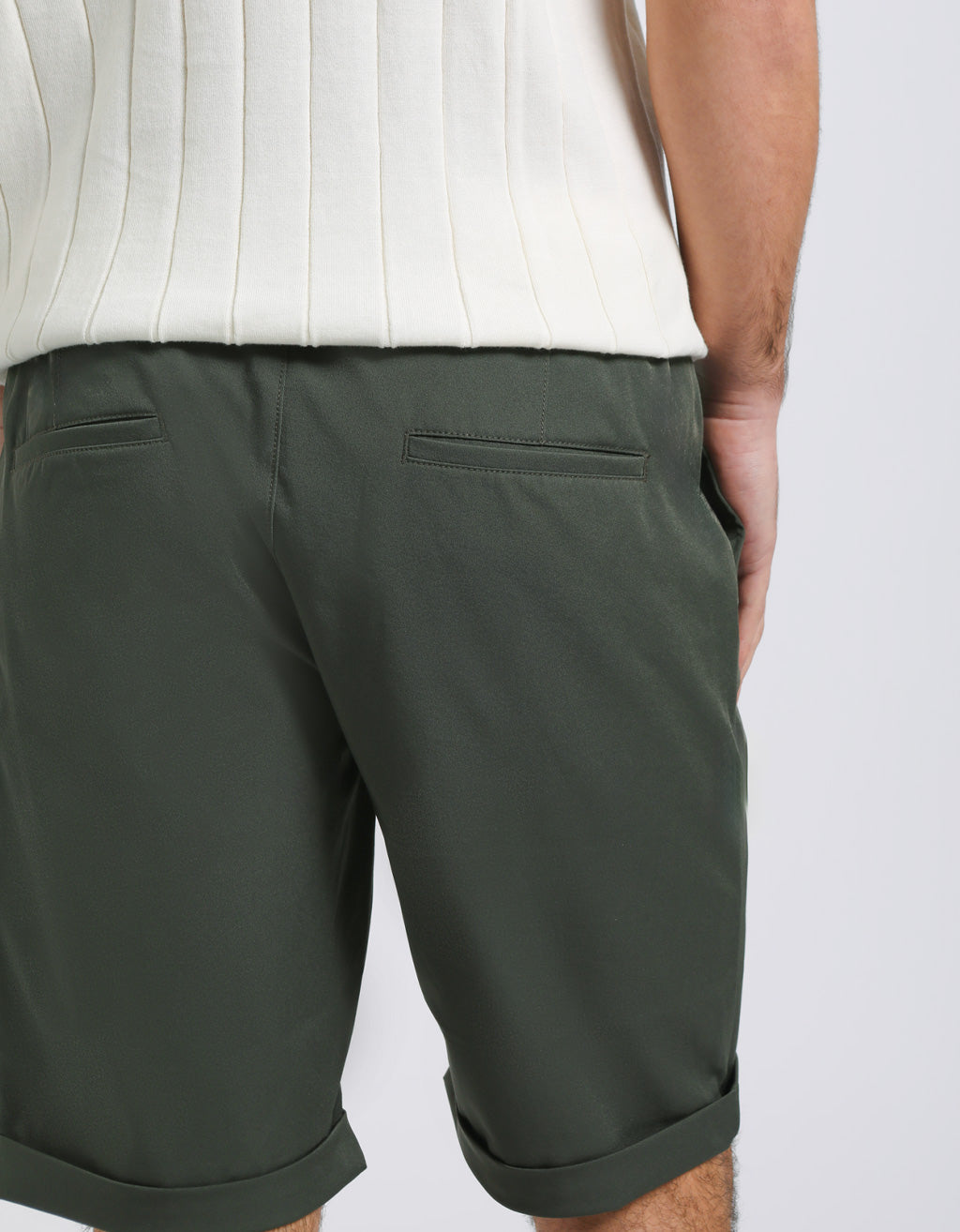Bermuda in nylon|Colore:Verde